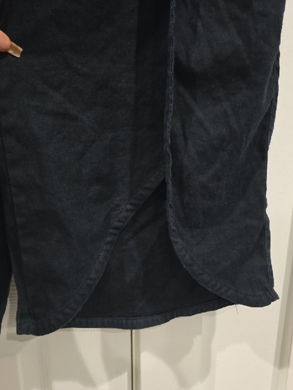 Anthropologie Maeve Pants Women 12p Blue The Colette Linen Blend Crop Wide Leg - Picture 11 of 13